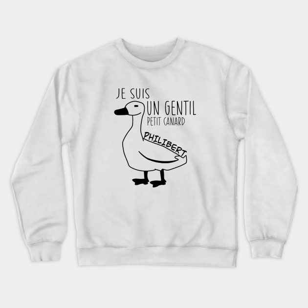 Philibert the duck Crewneck Sweatshirt by Babush-kat